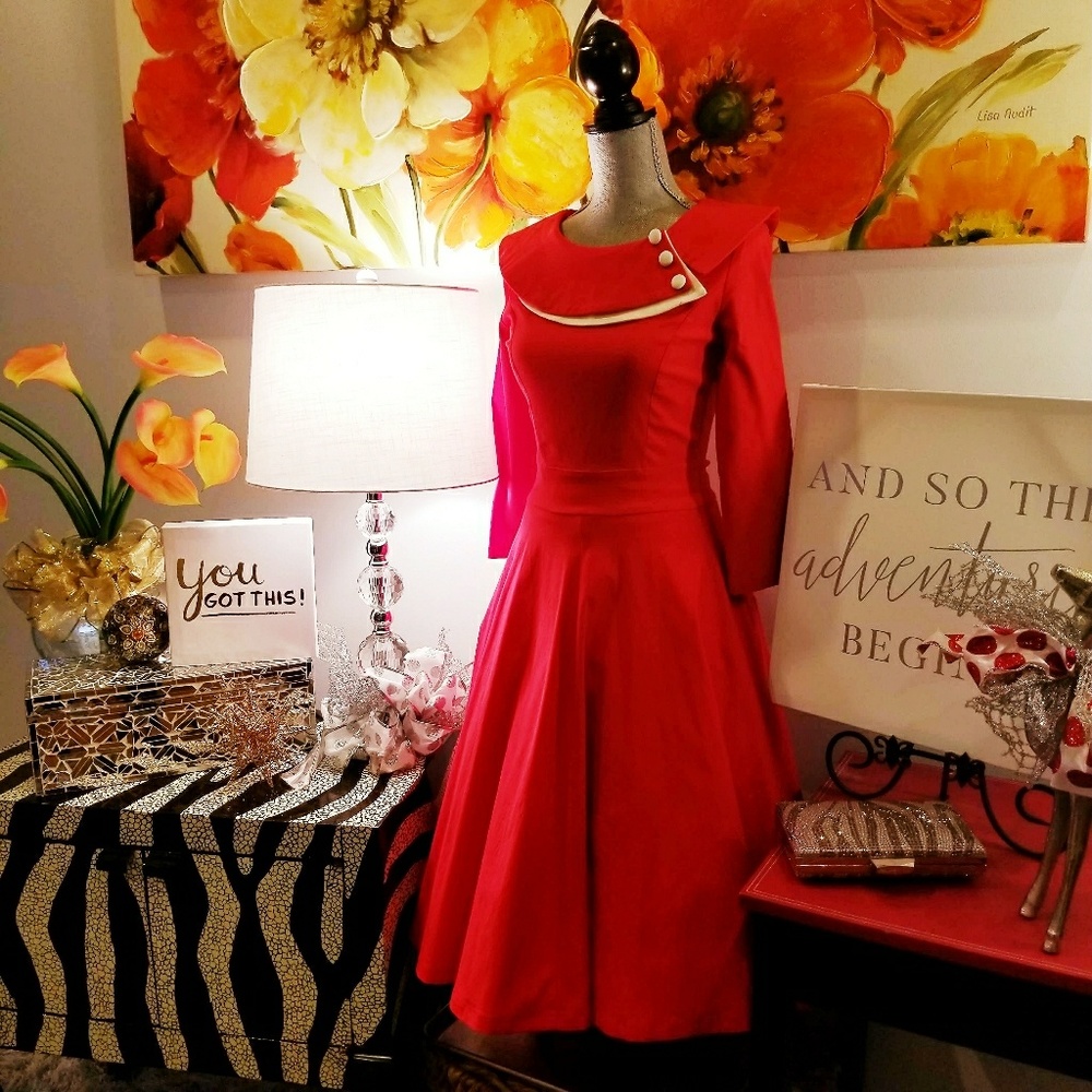 Vintage Fit and Flare Dress